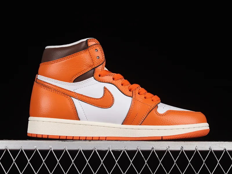 All categories Air Jordan Jordan series basketball shoes Air Jordan 1 High Air Jordan 1 High OG "Starfish" AJ1 Joe 1 Hermes Orange high-top basketball shoes DO9369-101